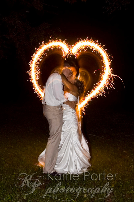 timed exposure artistic wedding photo ideas karrie porter photography