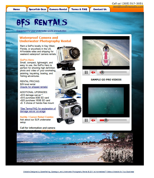 www.rentgopros.com Waterproof Camera Rental in Key West 